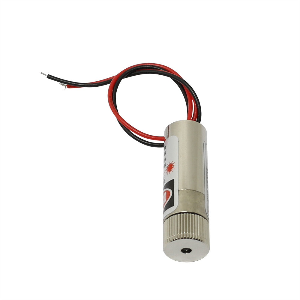650nm 5mW Adjusted Red Laser Line Diode Module 12x40mm Glass Collimating Lens