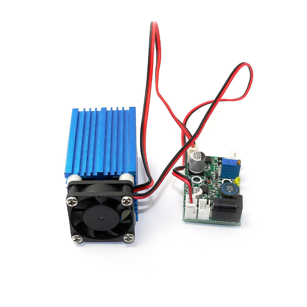 445nm Engraving Machine Blue Laser Module 450nm 12V 2.3W with Adapter