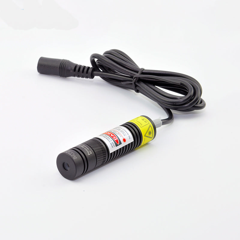 Focusable 650nm 10mw Red Laser Module for Clothes Cutting / Wood Cutting Mechanical Positioning