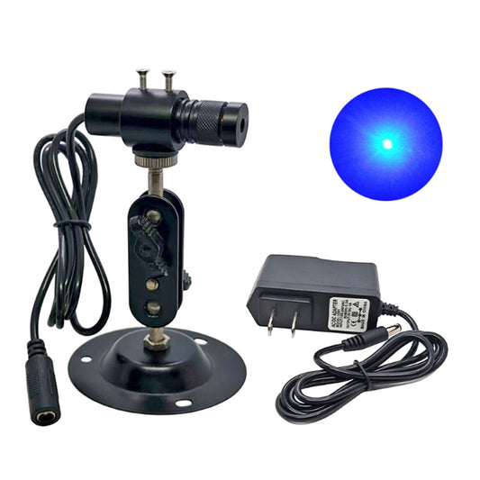 450nm Pure Blue Laser Module Adjustable Focus Dot Locator (30/50/80/100mW)
