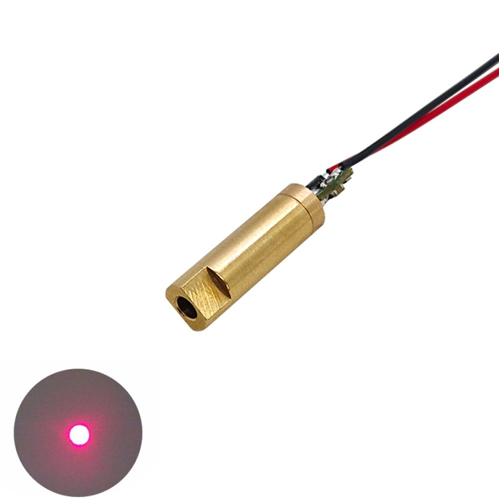6X21mm 650nm 0.4mW 1mW 5mW 10mW Red Light Laser Module Dot Positioning ...