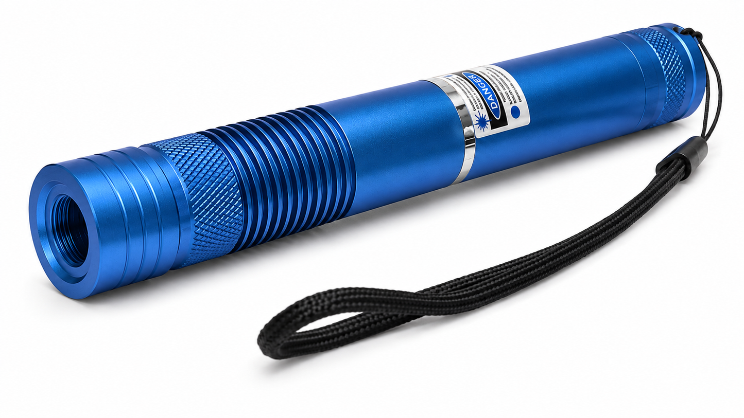 450nm Blue Laser Module 1.5W Focusable Waterproof Laser Pointer | Industrial High Power Blue Laser