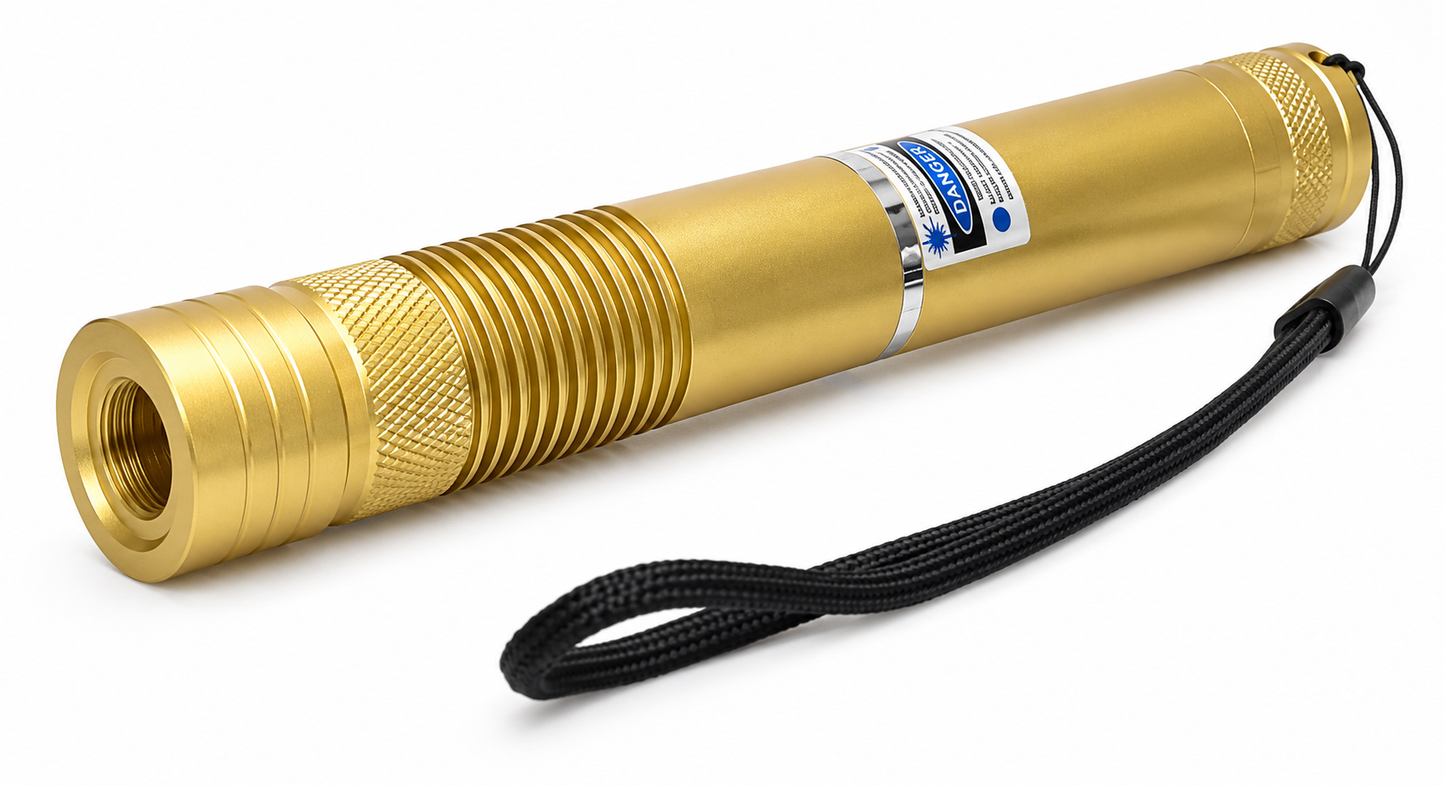 450nm Blue Laser Module 1.5W Focusable Waterproof Laser Pointer | Industrial High Power Blue Laser