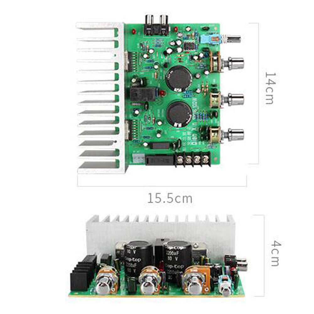 Dual TDA7294 HIFI 2.0 Stereo 100W +100W Audio Power Amplifier Board RCA Tone DIY
