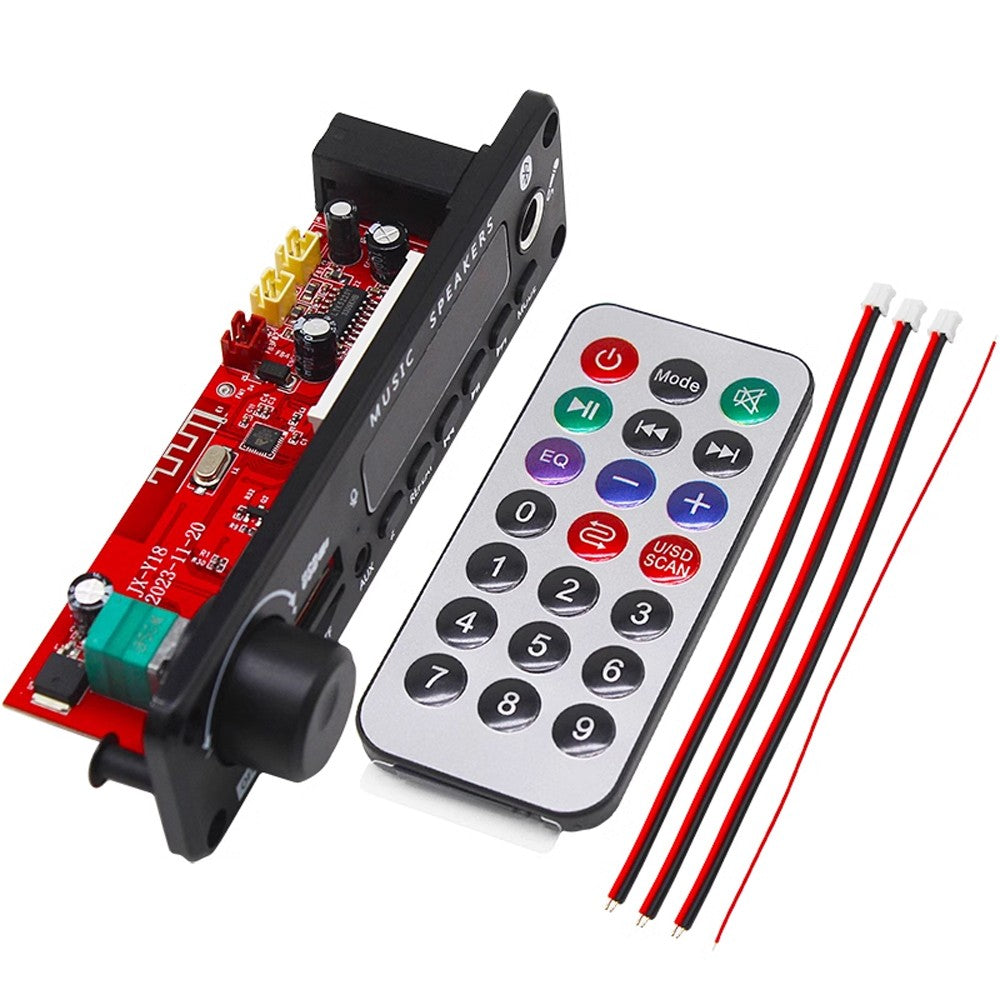 2x25W DC12V Bluetooth MP3 DIY Audio Decoder Board w/ Recording Calling Reception