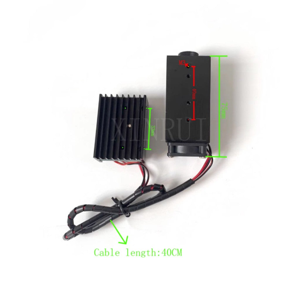 450nm High Power 12V Laser Module Blue Laser Engraving Machine Accessories w/TTL