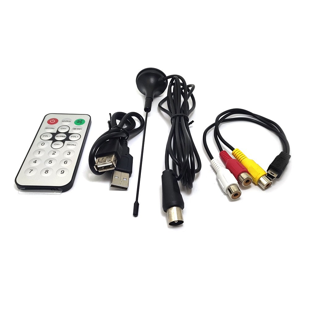 New USB 2.0 Analog Signal TV Receiver Adapter Tunner Box for Laptop PC