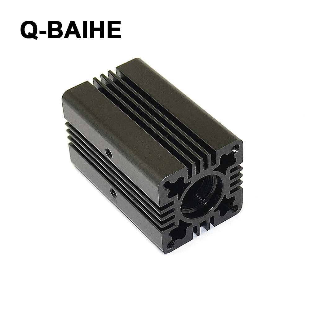 30x30x50mm Heatsink Heat Sink Holder For 13mm Laser Diode Module Laser DIY Black