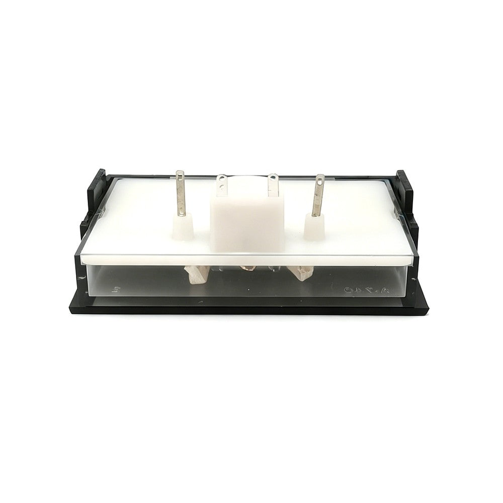 1pc SD-740 Panel VU Meter 510uA 650Ω 80x60mm 12V Amber Lamp with Black Frame