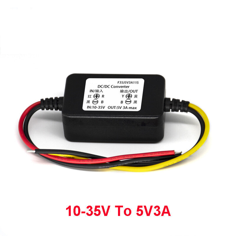 DC12V 24VTo 5V3A 5A 10A Car Buck Power Converter Retrofit Power Supply