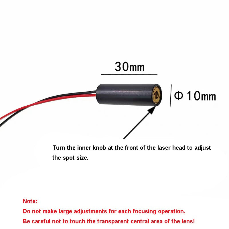 1064nm IR Invisible Laser Positioning Module Industrial Locator Lamp Φ10*30mm