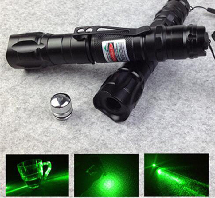 High Quality Green Laser Flashlight 532nm Green Light Star Pen Adjustable Focus