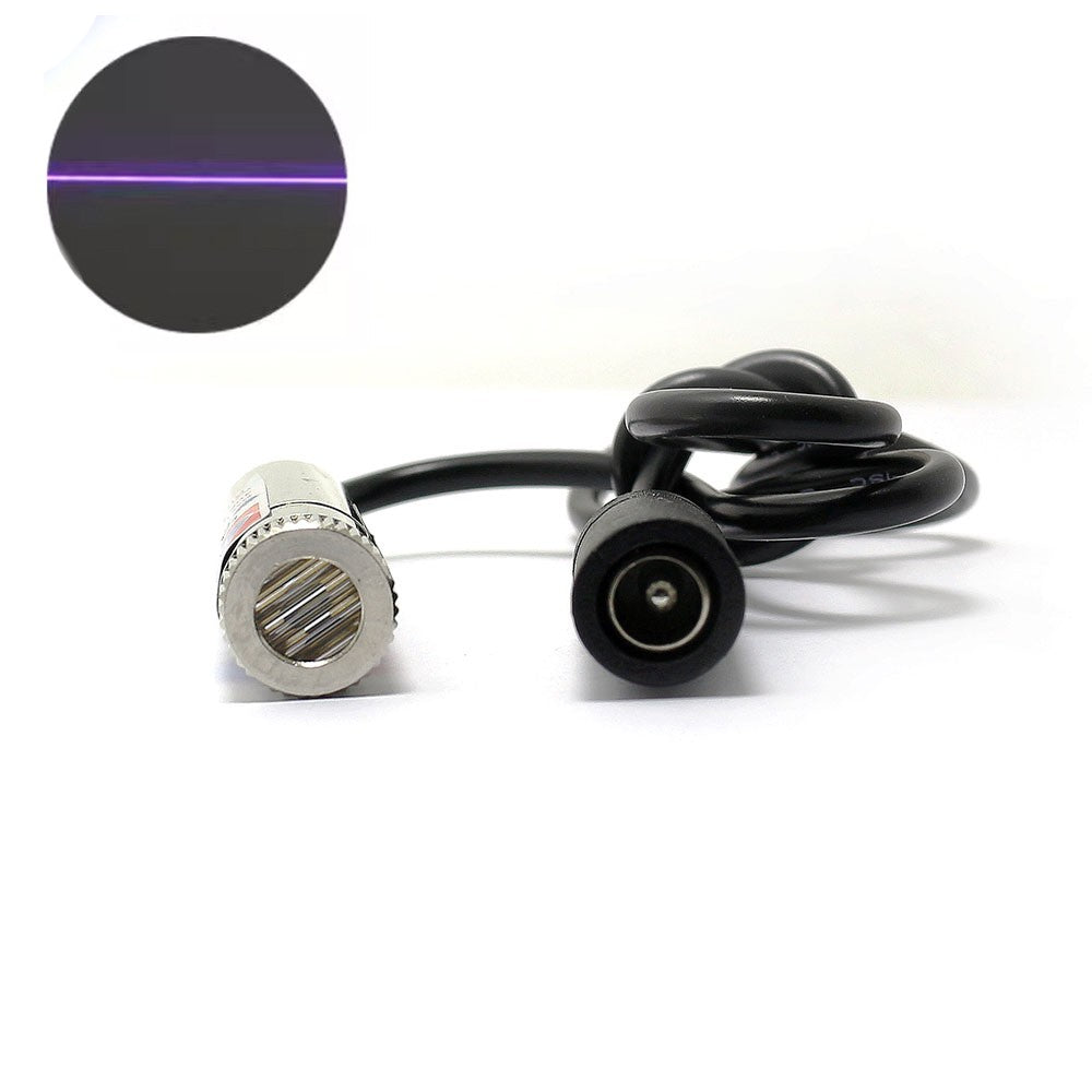Focusable Laser Module Violet-blue Line Laser Generator Diode 50mW 405nm 5V