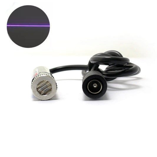 Focusable Laser Module Violet-blue Line Laser Generator Diode 50mW 405nm 5V