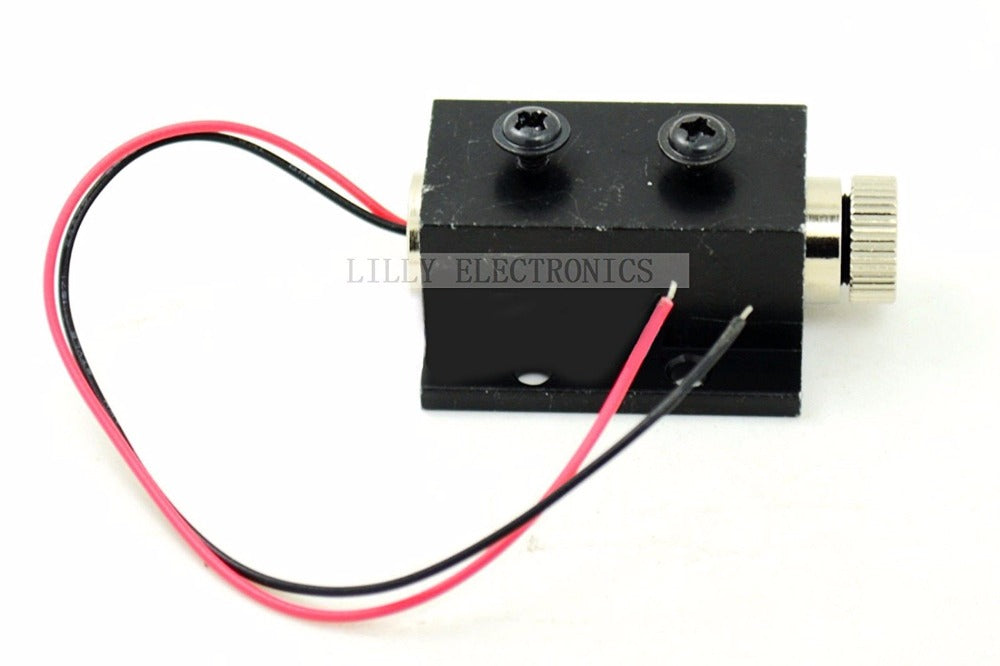 Q-BAIHE Adjusted Violet Blue Diode Lasers 405nm 50mw Dot/Line/Cross Module w/ Heatsink