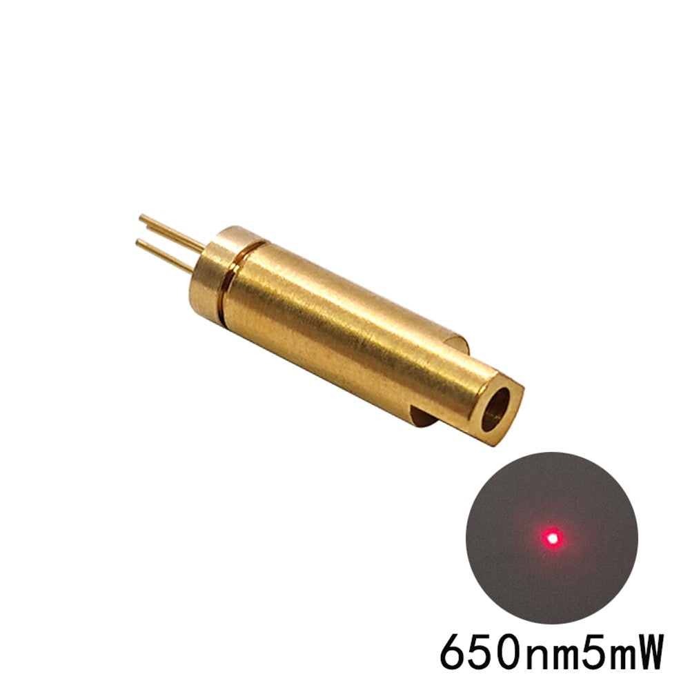 Φ6X21mm 650nm 5mW 10mW Three Pin Straight Insertion Without Driver Laser Module