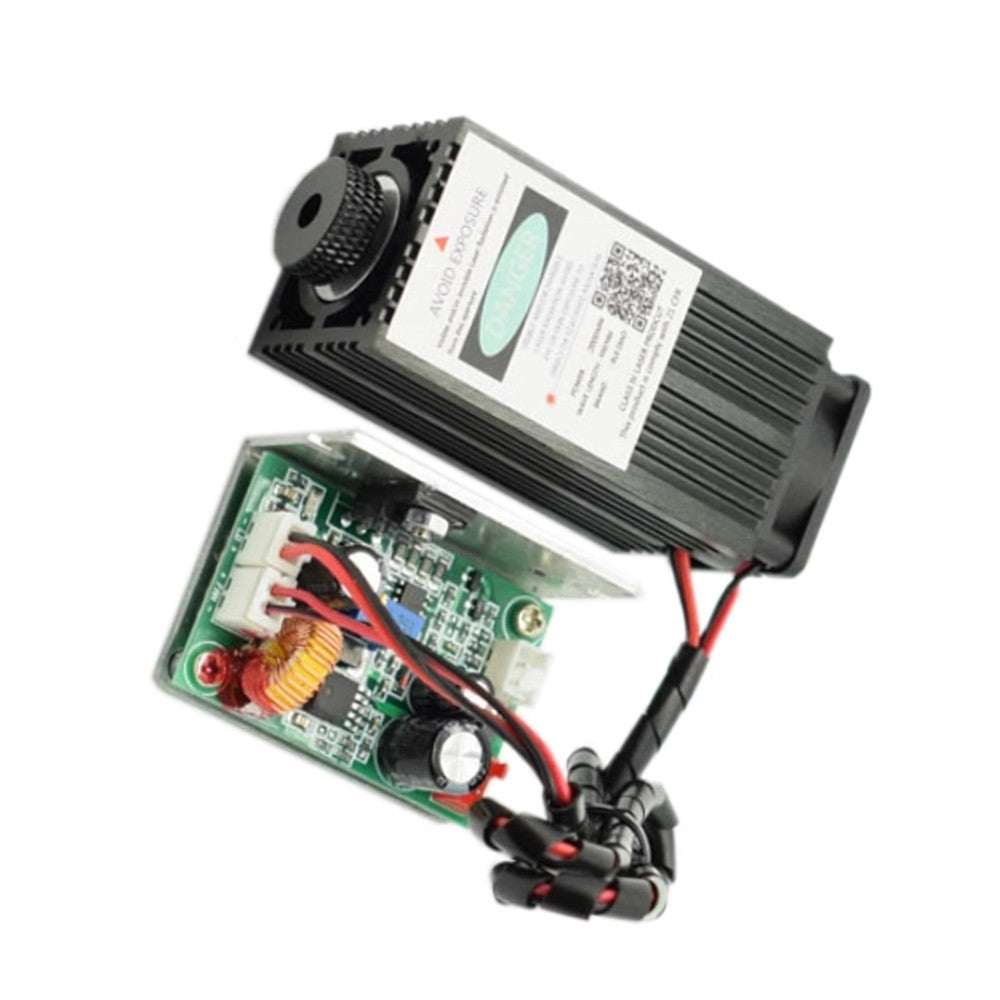 450nm High Power 12V Laser Module Blue Laser Engraving Machine Accessories w/TTL