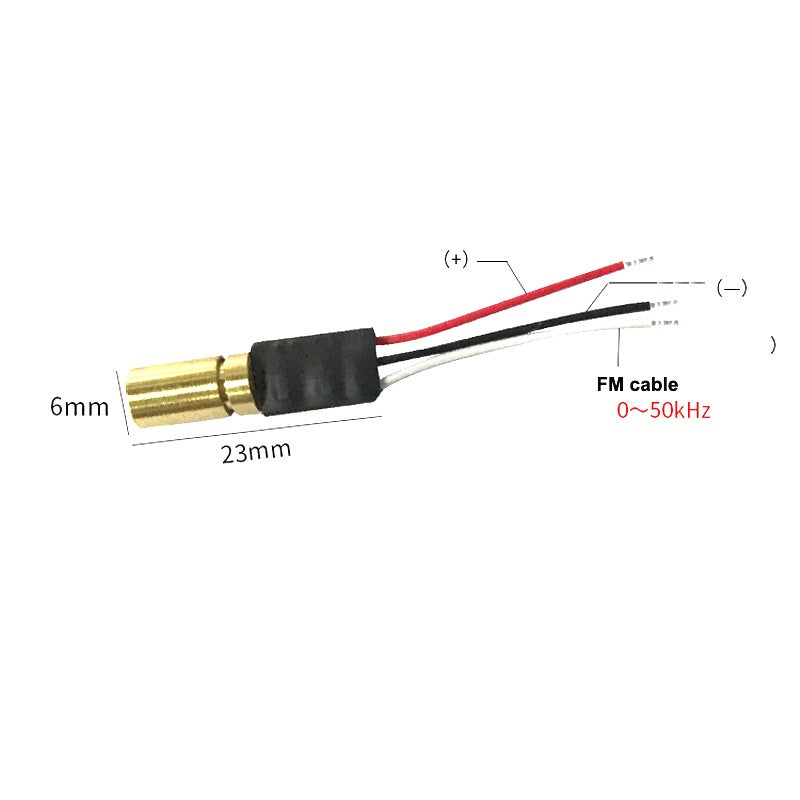 635nm 1-10mW Red Laser Diode TTL Modulation 50KHZ Plastic or Glass Lens Optional