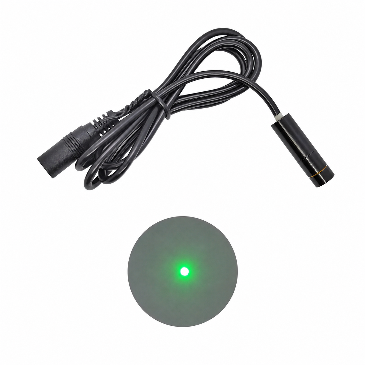 520nm Green Laser Module – 1mW, 5mW, 10mW, Adjustable Focus, DC 3V