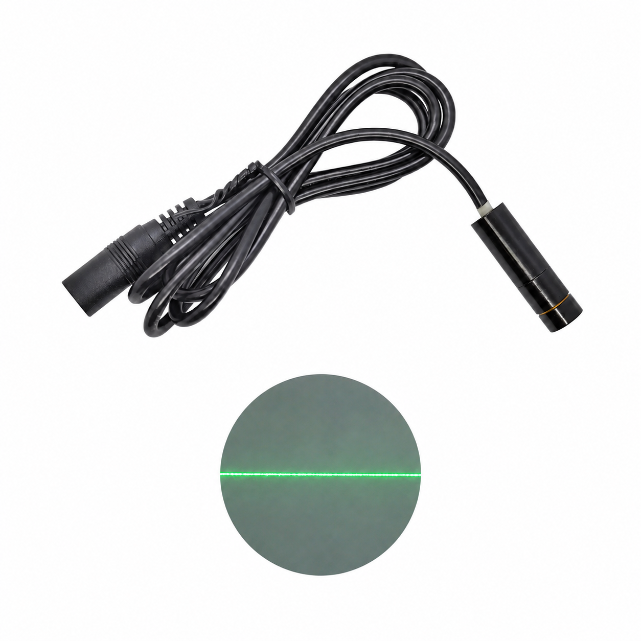 520nm Green Laser Module – 1mW, 5mW, 10mW, Adjustable Focus, DC 3V