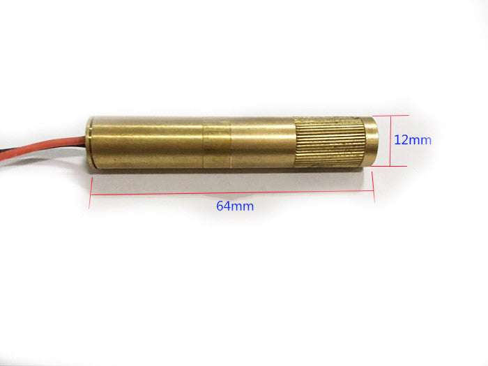 dimension of 532nm 50mW Green Laser Module Adjustable Focus Dot Laser Diode 3V Industrial
