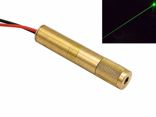 532nm 50mW Green Laser Module Adjustable Focus Dot Laser Diode 3V Industrial