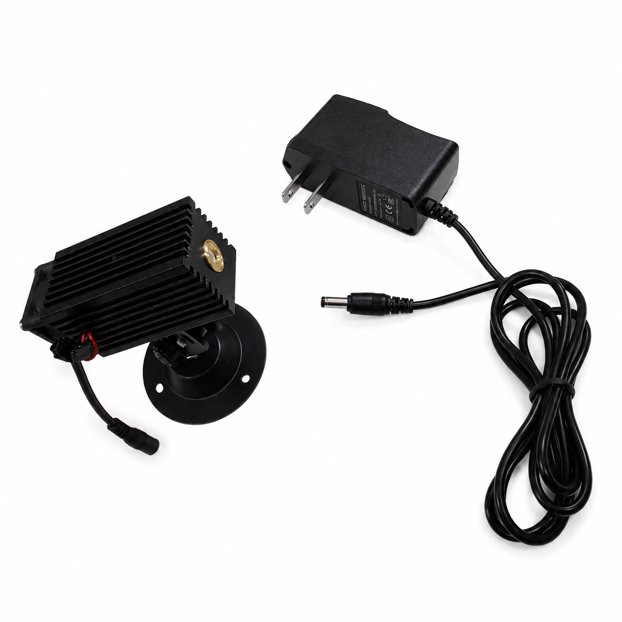 532nm Green Laser Module with power adapter and mounting bracket