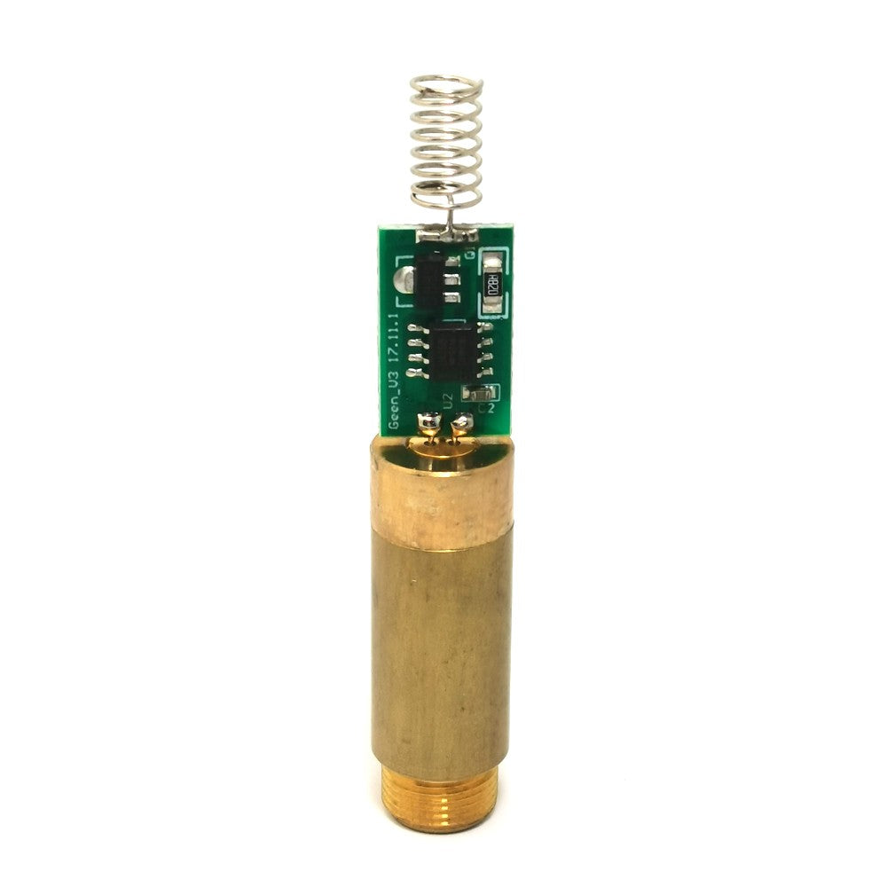 Green Diode Lasers 532nm 30mW Dot Module 3V with Driver & Brass Housing