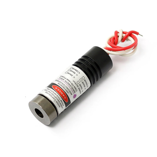 Violet 405nm 100mw Diode Laser Laser Dot Module 14.5x45mm with Built-in Driver