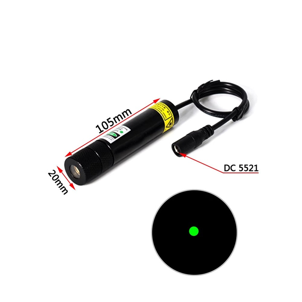 532nm 100mW 3V-5V Dot Line Cross Gypsophila Green Laser Module Woodworking Stone Cutting Equipment Positioning