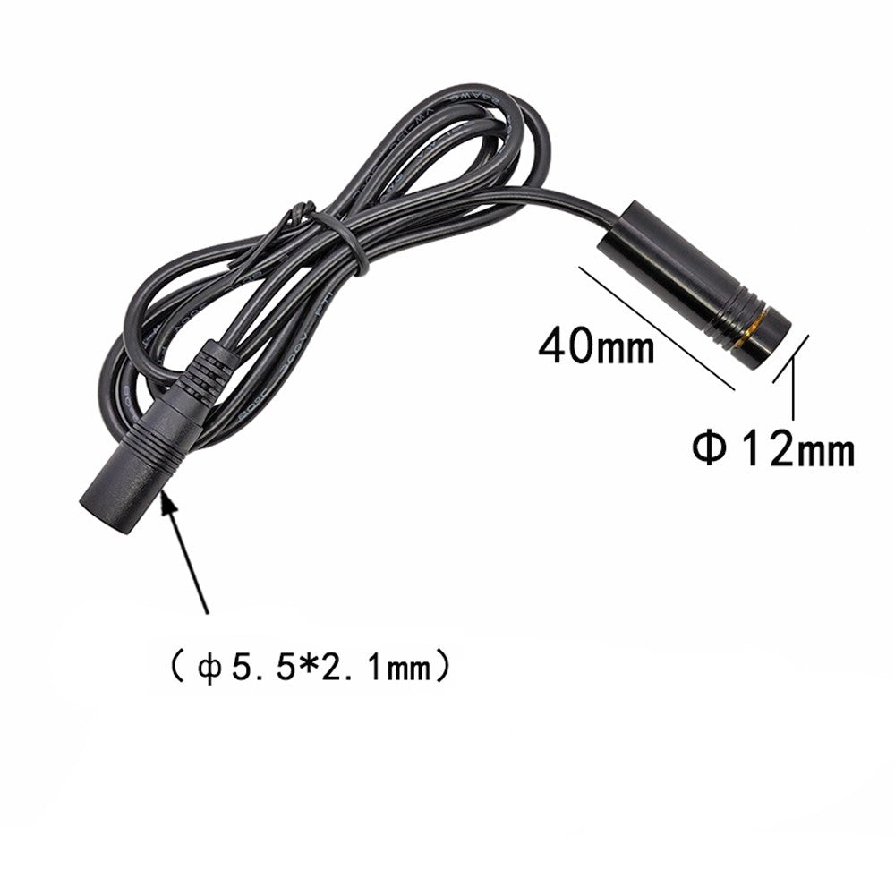 650nm 0.4mW 1mW 5mW 12x40mm 12V-24V Adjustable Red Dot Line Cross Module Laser Locator