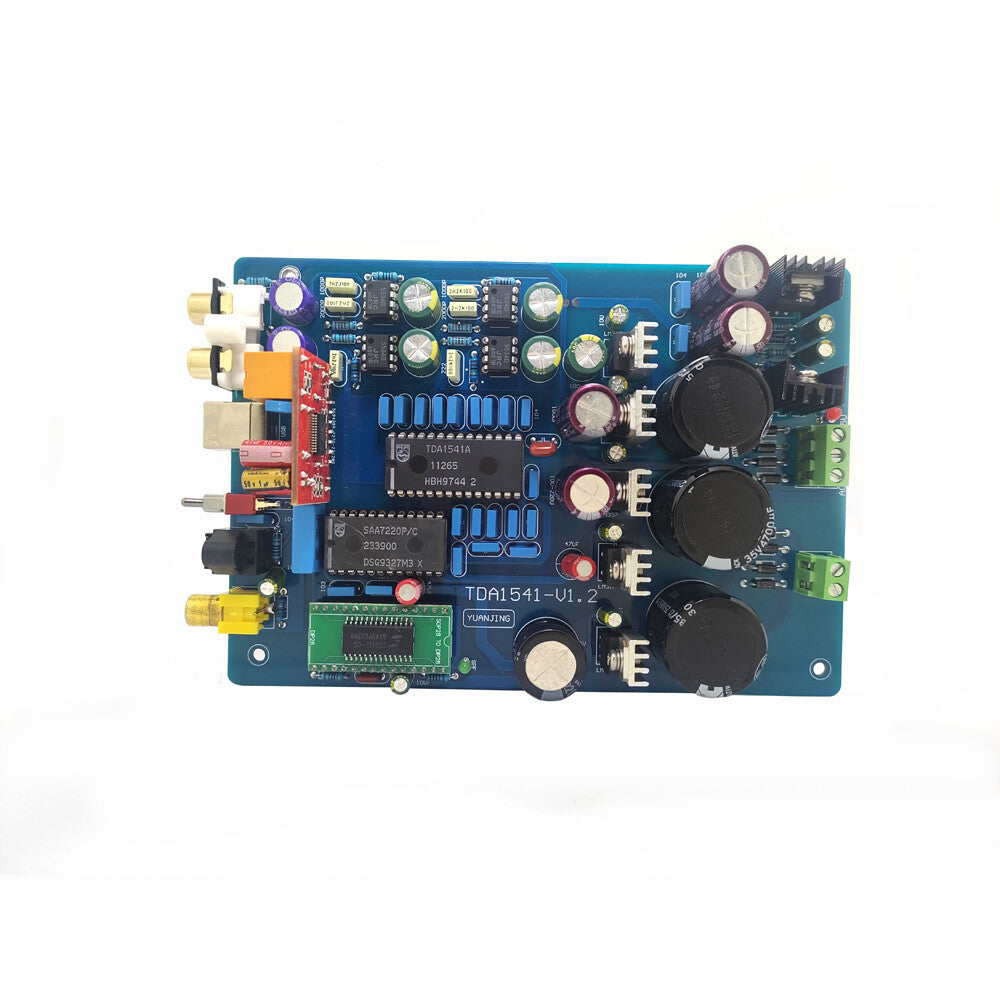 TDA1541+SAA7220+CS8412+NE5534 Fiber Coaxial PCM2704 DAC Board AC15-0-15V 10W