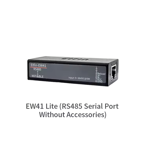 Elfin-EW40 EW41 EW42 Serial Server | RS232/RS485/TTL to Wi-Fi & BLE DTU with Internal Antenna