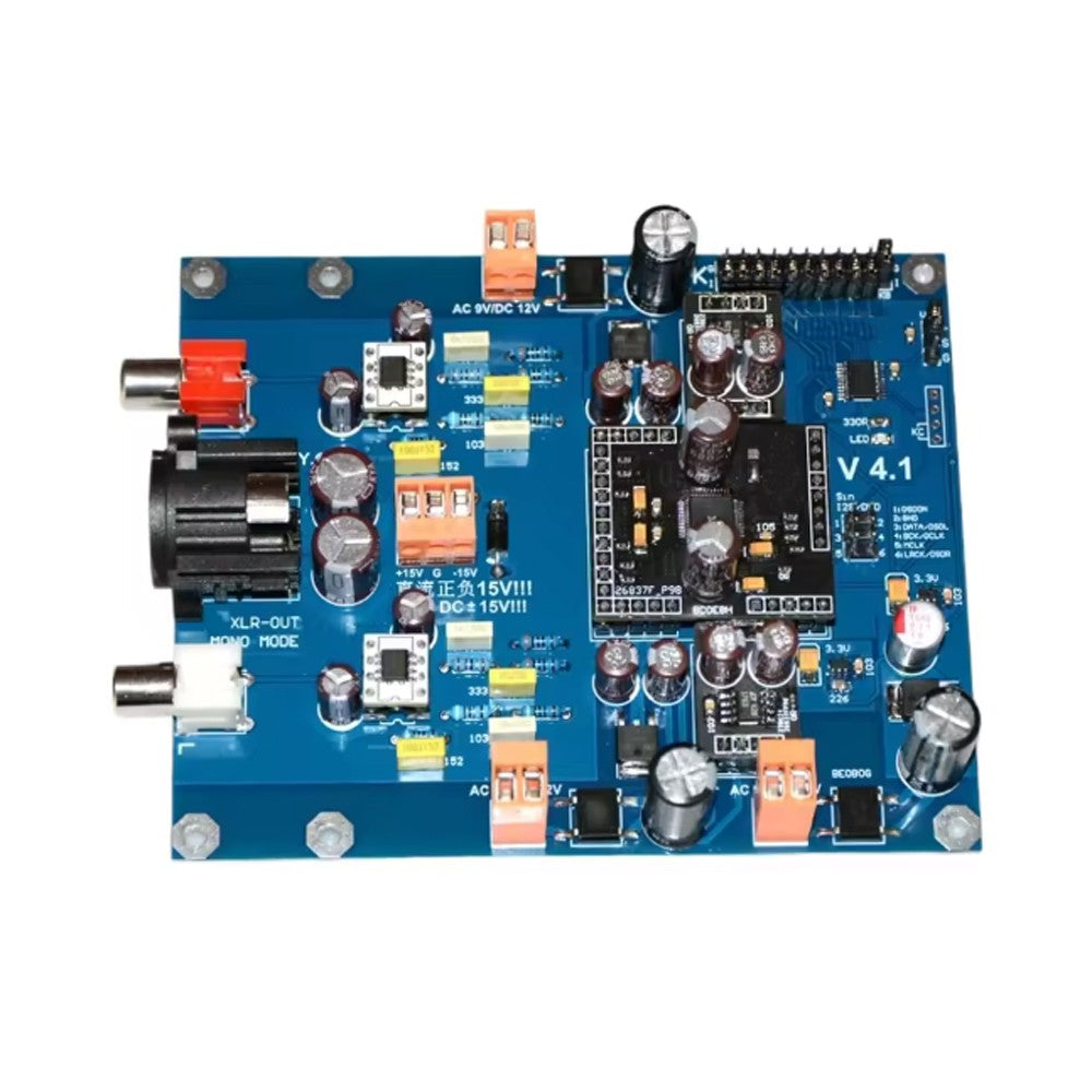 AK4493SEQ 12S/DSD DAC V4 32bit 768K DSD64-DSD512 Support Parallel Mode Capable