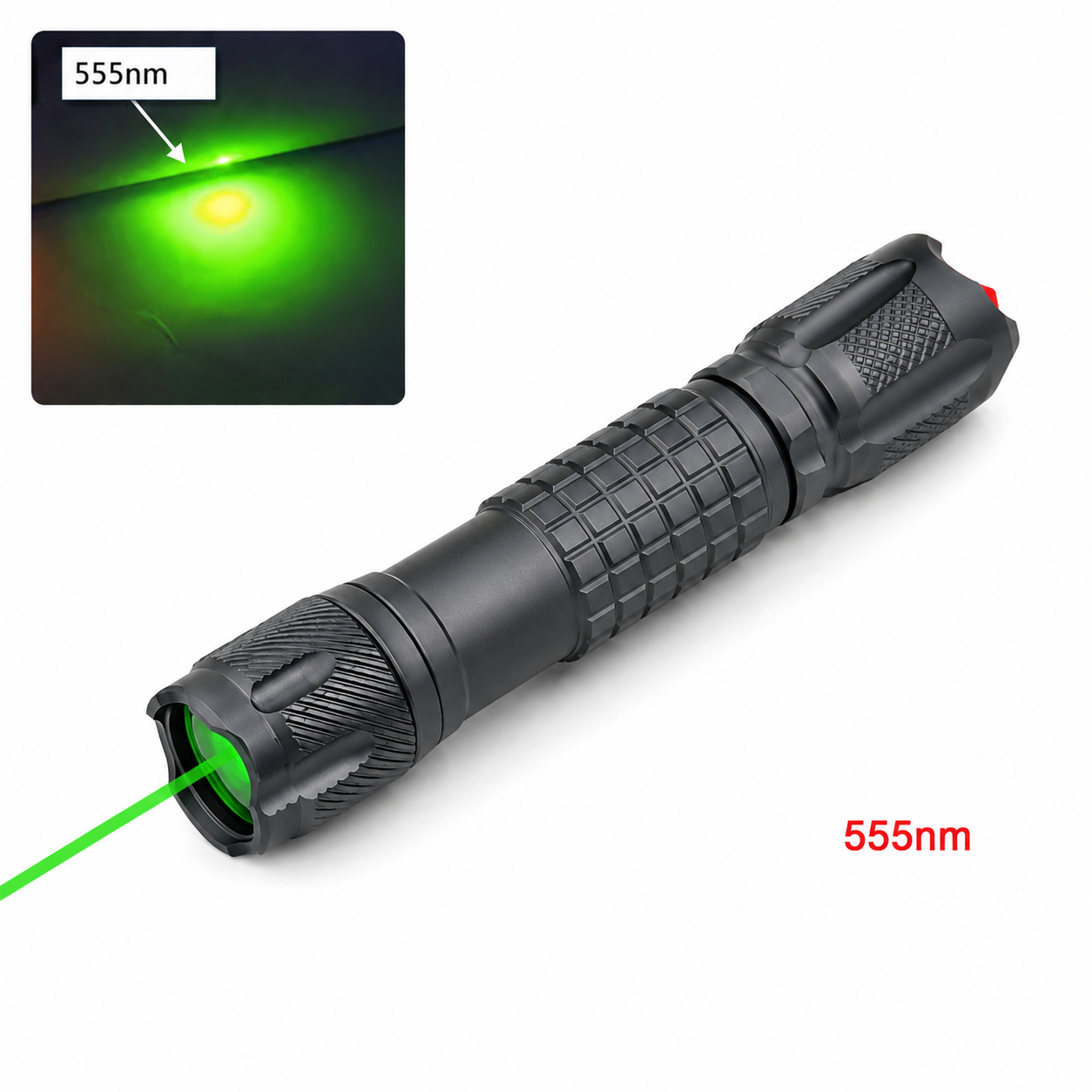 555nm Green Laser Pointer | Torch-Style Handheld Positioning & Alignment Tool