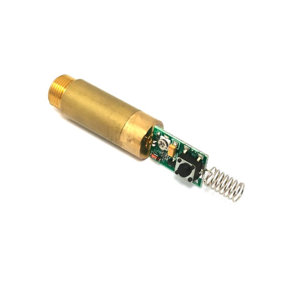 Green Diode Lasers 532nm 20mW Dot Module 3V with Driver & Brass Housing