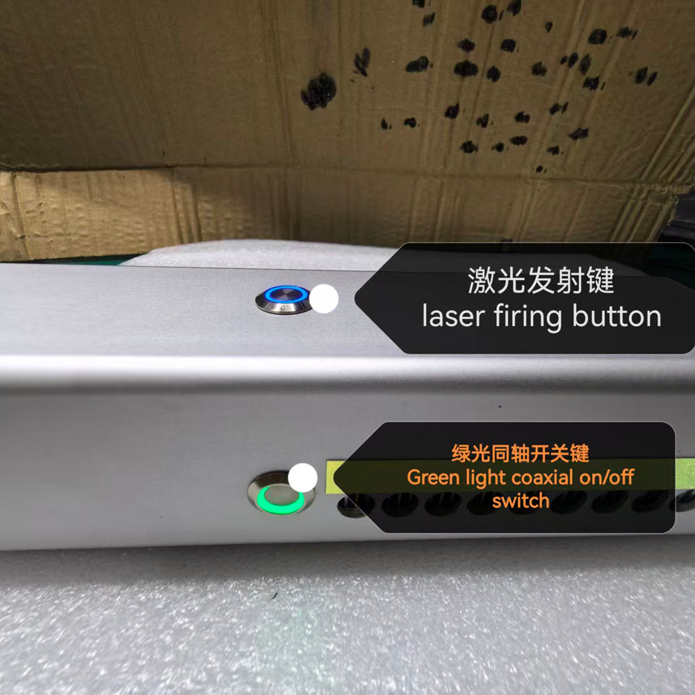 130W Handheld Laser Igniter, High‑Power Laser Pump Source with 20X Lens