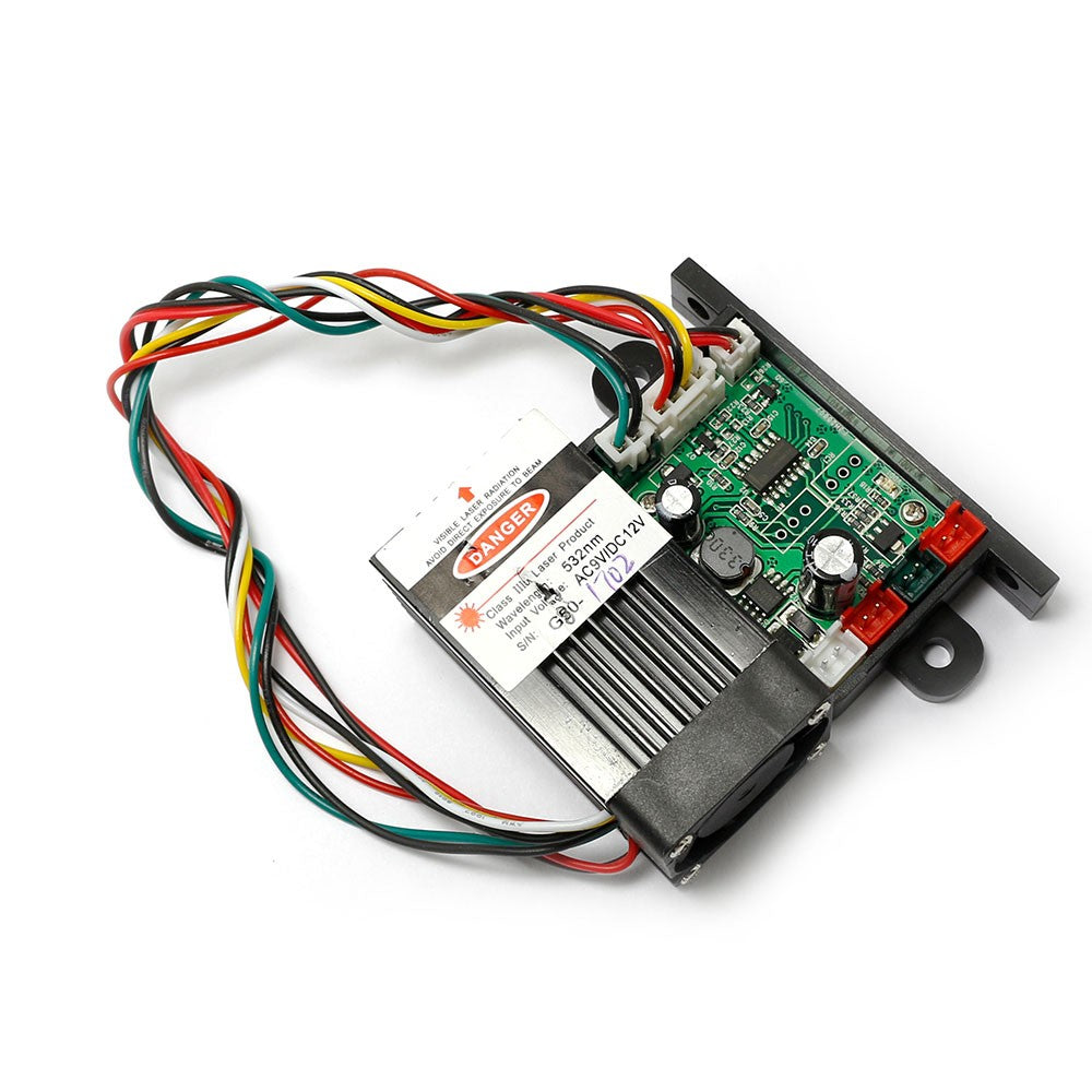 Fat Beam 532nm 60mW Dot Green Laser Diode Module Lights with TTL 12V