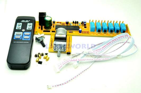 GA-5 4 ALPS Combined Motor Remote Volume Control Board AC9-12V RCA Input