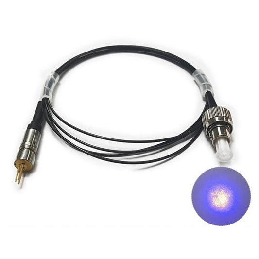 450nm80mw Semiconductor Laser Coupler Splitter Fiber Blue Laser Module Lamp