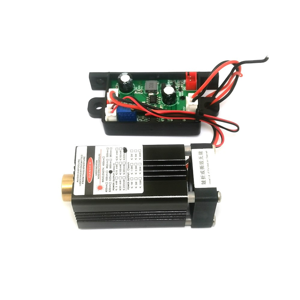 635nm 638nm 12V Red Laser 300mW 500mW Can Work for a Long Time, Stage Laser Light with TTL