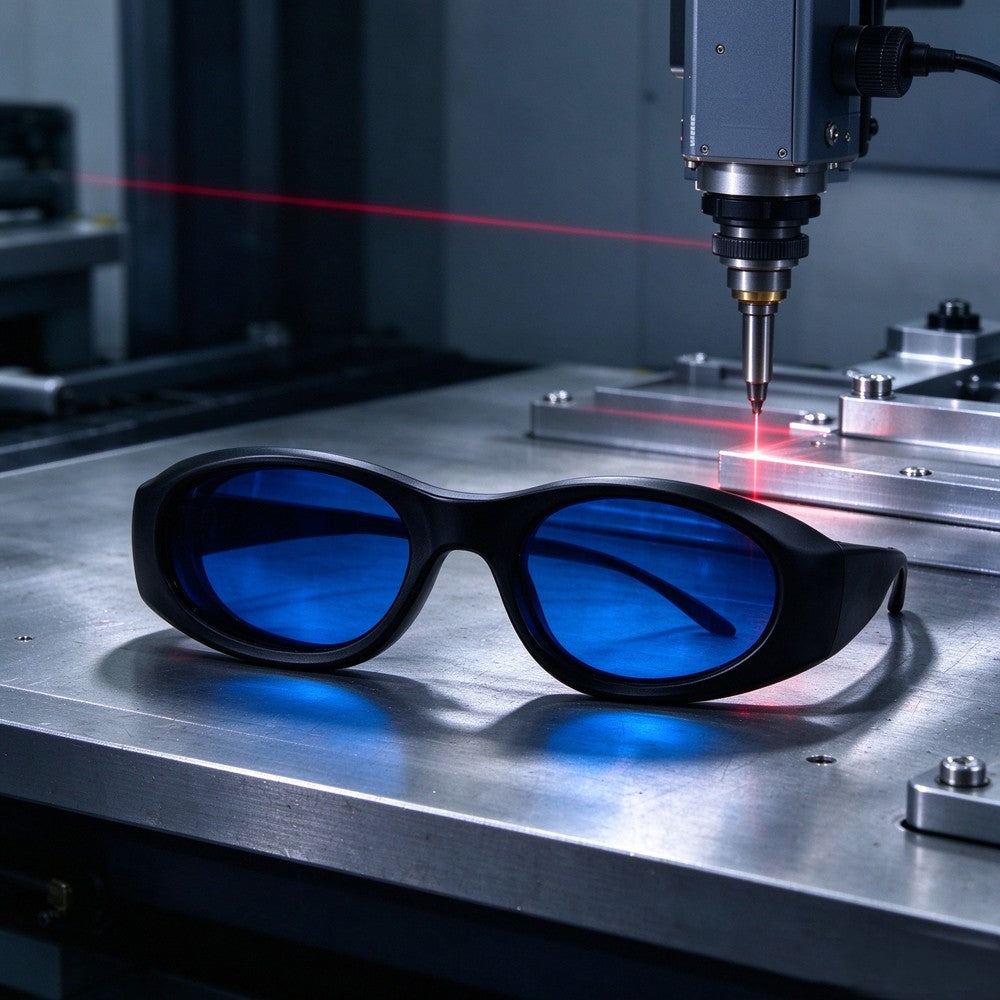 600-1100nm OD6+ Laser Protective Goggles, 635nm 808nm 980nm 1064nm YAG Infrared Laser Safety Glasses