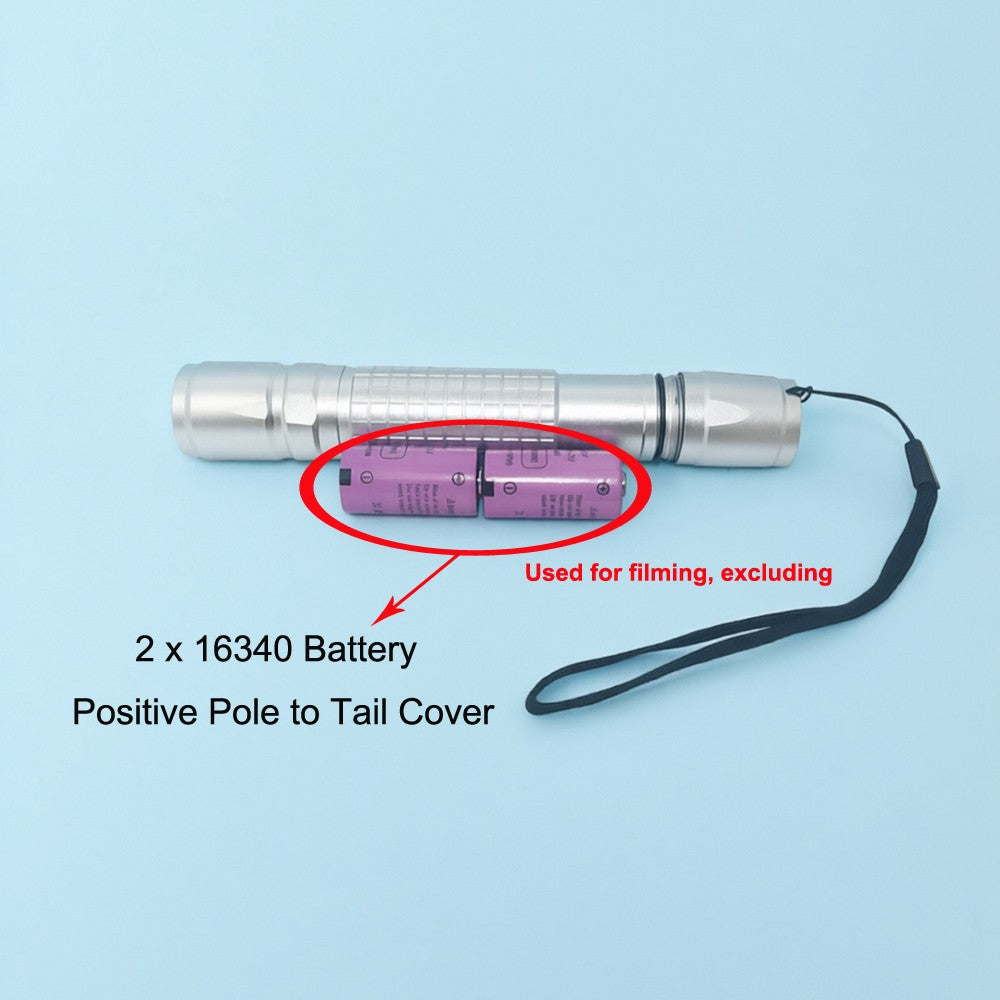 445‑450nm <2000mW Focusable Waterproof Blue Laser Light Source Handheld Laser Torch