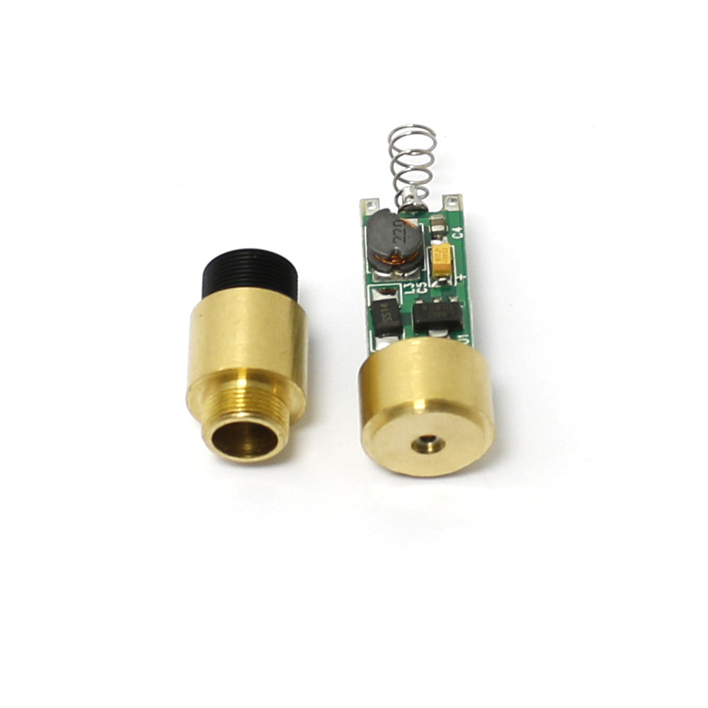 405nm Violet Laser Diode Module 50mW W/ Lens and Lens Holder 405MD-50-DIY-301