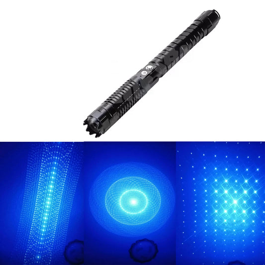 445nm 450nm Focusable Blue Laser Pointer, High Power Laser Igniter, Outdoor Hunting Accessories
