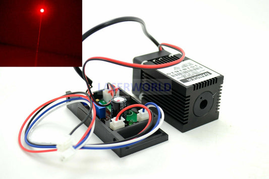 650nm 150mw Red Dot Laser Module w/ Driver 33x33x50mm + TTL + Fan Cooling