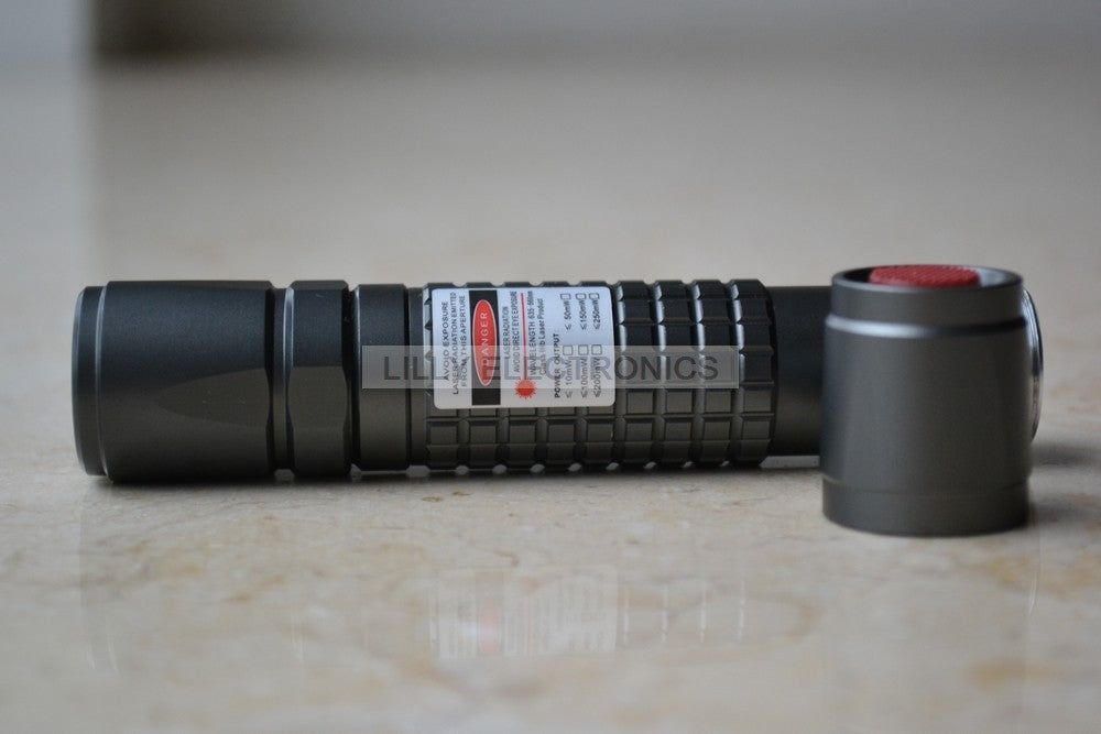 638nm red laser torch with adjustable focus