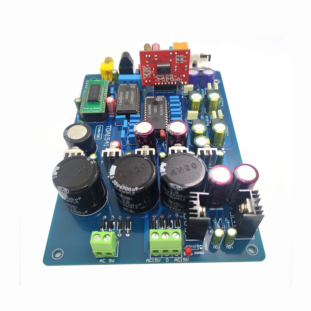 TDA1541+SAA7220+CS8412+NE5534 Fiber Coaxial PCM2704 DAC Board AC15-0-15V 10W