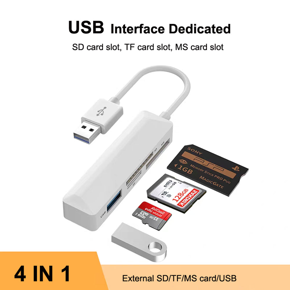 Multi functional Integrated Computer XD Card Reader Suitable for Olympus/iPhone OTG Converter CCD/SD/TF/MS Card