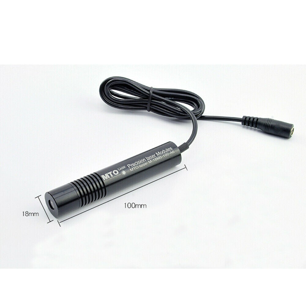 18x100mm 648-660nm Fixed Focus Red Laser Module Positioning Stone Marking Device
